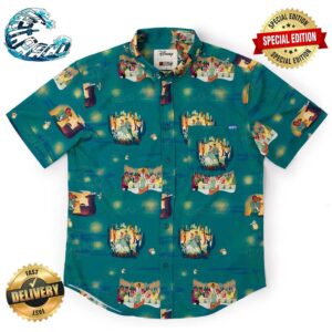 Disney’s The Princess And The Frog Tiana’s Palace RSVLTS Collection Summer Hawaiian Shirt