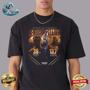 Domantas Sabonis Is The 2023-24 NBA Rebounds Leader Classic T-Shirt