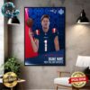 Chicago Bears Select Rome Odunze With The No9 Overall Pick In The 2024 NFL Draft Detroit Poster Canvas