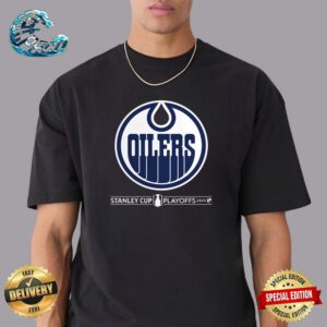 Edmonton Oilers NHL 2024 Stanley Cup Playoffs Big Logo Unisex T-Shirt