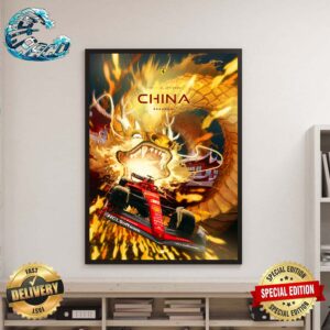 F1 Chinese Grand Prix At The Shanghai International Circuit On 19-21 April 2024 Poster Canvas