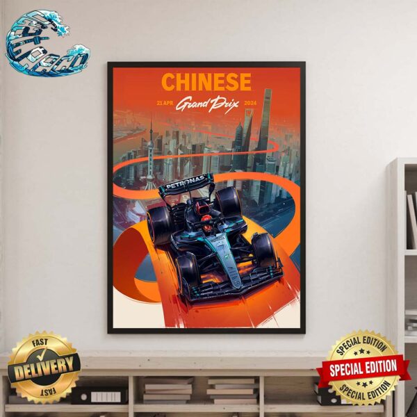 F1 Thrilling Return To Shanghai The 2024 Chinese Grand Prix Home Decor Poster Canvas