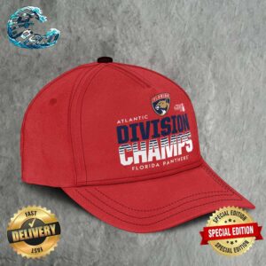 Florida Panthers 2024 Atlantic Division Champions Classic Cap Snapback Hat
