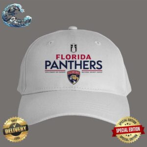 Florida Panthers 2024 Stanley Cup Playoffs NHL White Cap Hat Snapback