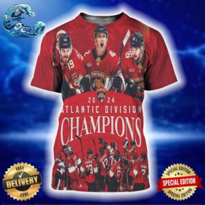 Florida Panthers Are The 2023-24 Atlantic Division Champions All Over Print Shirt