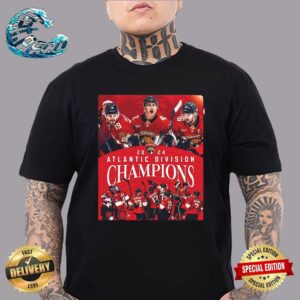 Florida Panthers Are The 2023-24 Atlantic Division Champions Unisex T-Shirt