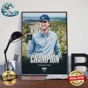 Georgia Native Steven Fisk Wins The Club Car Championship In A Playoff To Earn His First Korn Ferry Tour Victory In His 52nd Start. Poster Canvas