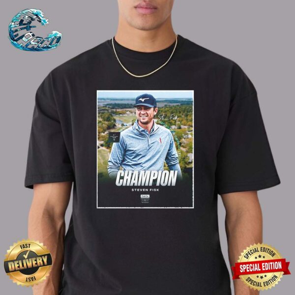 Georgia Native Steven Fisk Wins The Club Car Championship In A Playoff To Earn His First Korn Ferry Tour Victory In His 52nd Start. Unisex T-Shirt