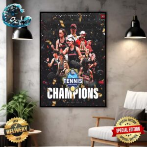 Georgia Women’s Tennis 22nd Sec Tournament Champions 2024 Home Decor Poster Canvas