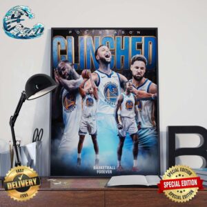 Golden State Warriors Have CLINCHED A Spot In The Postseason NBA Home Decor Poster Canvas