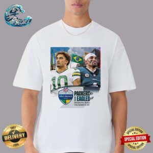 Green Bay Packers Vs Philadel Philadelphia Eagles NFL 2024 Sao Paolo Game Brazil Week 1 Classic T-Shirt