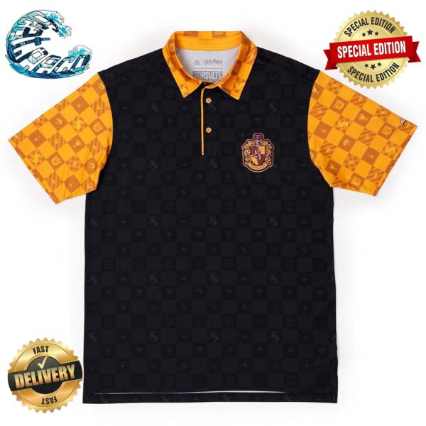 Harry Potter Hufflepuff RSVLTS Collection All Day Unisex Polo Shirt