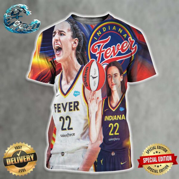 Indiana Fever Select Caitlin Clark With The First Pick In The 2024 WNBA Draft All Over Print Shirt