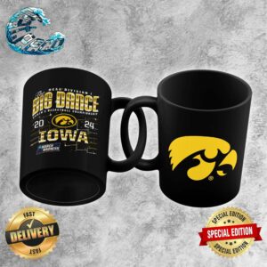 Iowa Hawkeyes 2024 NCAA Division I Big Dance Women’s Basketball Championship March Madness Final Four Ceramic Mug