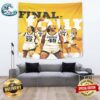 Caitlin Clark Going To The Final Four Celebrating After Defeated LSU Poster Tapestry