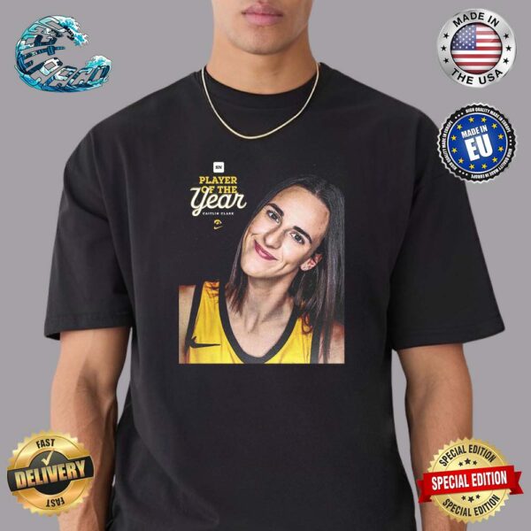 Iowa Hawkeyes Caitlin Clark Is National Player Of The Year Of Sporting Classic T-Shirt