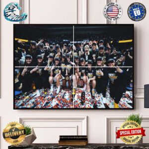 Iowa Hawkeyes Going To The Final Four Celebrating After Defeated LSU Wall Decor Poster Canvas