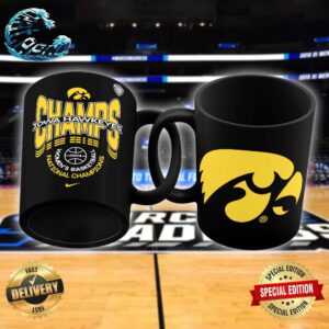 Iowa Hawkeyes Nike 2024 NCAA Women’s Basketball National Champions March Madness Ceramic Mug