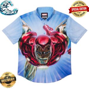 Iron Man The Invincible RSVLTS Collection Summer Hawaiian Shirt