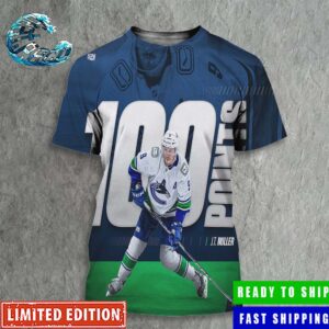 JT Miller Reaches The 100-Point Mark In A Season All Over Print Shirt