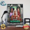 WWE WrestleMania XL Winner Bianca Belair Naomi And Jade Cargill Home Decor Poster Canvas