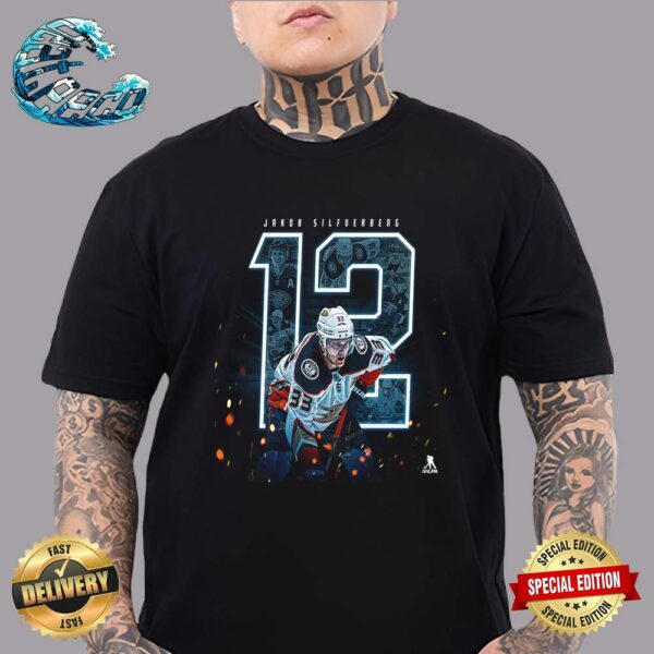 Jakob Silfverberg Anaheim Ducks Concludes His 12-Year NHL Career Tonight Against The Vegas Golden Knights Unisex T-Shirt