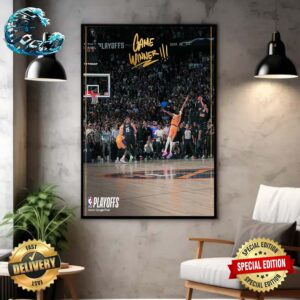 Jamal Murray Tissot Buzzer Beater Denver Nuggets Swept The Lakers In The NBA Playoffs Game 2 Home Decor Poster Canvas