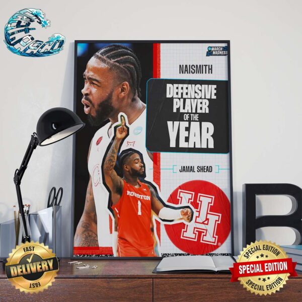 Jamal Shead Is Your Naismith Trophy Defensive Player Of The Year Home Decor Poster Canvas