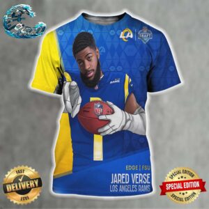 Jared Verse Picked By Los Angeles Rams At NFL Draft Detroit 2024 All Over Print Shirt