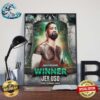 WWE WrestleMania XL Winner Jey Uso When Defeats Jimmy Uso Poster Canvas