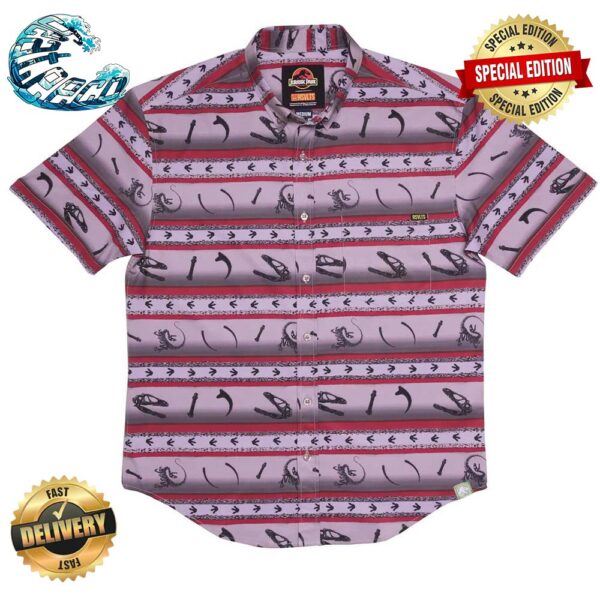 Jurassic Park Six-Foot Turkey RSVLTS Collection Summer Hawaiian Shirt