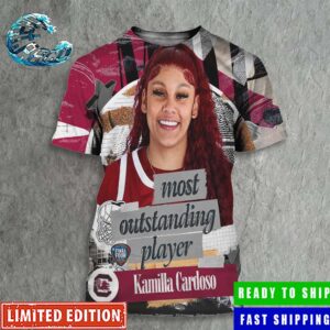 Kamilla Cardoso South Carolina Gamecocks Most Outstanding Player 2024 NCAA Women’s Basketball March Madness All Over Print Shirt