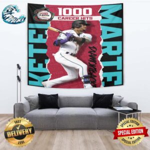 Katel Marte On Reaching 1000 Career Hits Poster Tapestry