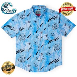 La Croy Blueberry Bomb Blast RSVLTS Collection Summer Hawaiian Shirt