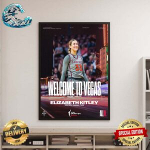 Las Vegas Aces Select Elizabeth Kitley From University Of Iowa With The 24th Pick In The 2024 WNBA Draft Home Decor Poster Canvas