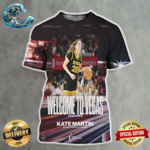 Las Vegas Aces Select Kate Martin From University Of Iowa With The 18th Pick In The 2024 WNBA Draft All Over Print Shirt
