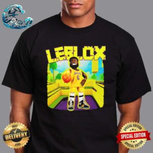 Lebron James X Roblox LeBlox Los Angeles Lakers Unisex T-Shirt