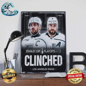 Los Angeles Kings Have Clinched A Spot In The Stanley Cup Playoffs 2024 Home Decor Poster Canvas