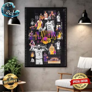 Los Angeles Lakers Defeat The New Orleans Pelicans And Secure A Spot In The NBA Playoffs 2024 Home Decor Poster Canvas