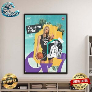 Los Angeles Sparks Select Cameron Brink From Stanford University With The 2nd Pick In The WNBA Draft 2024 Wall Decor Poster Canvas