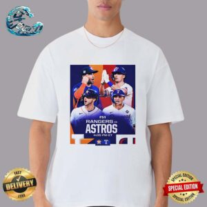 MLB FS1 Houston Astros vs Texas Rangers Matchup Classic T-Shirt