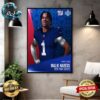 Marvin Harrison Jr Picked By Arizona Cardinals At NFL Draft Detroit 2024 Wall Decor Poster Canvas