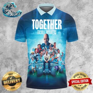 Manchester City Together Treble Winners Polo Shirt