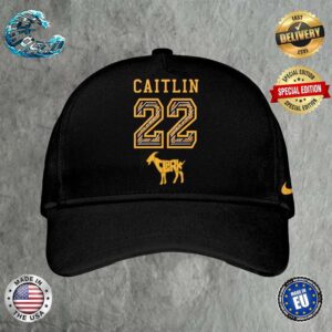 March Madness NCAA Final Four 2024 Caitlin Clark 22 Iowa Hawkeyes Logo Unisex Cap Snapback Hat