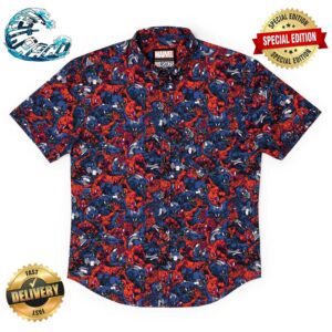 Marvel Bad Hosts RSVLTS Collection Summer Hawaiian Shirt