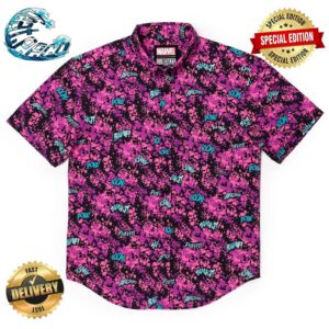 Marvel Fightin Words RSVLTS Collection Summer Hawaiian Shirt