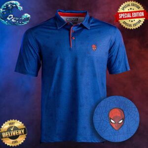 Marvel Spidey Spider Man Web And Little Logo RSVLTS Collection All Day Unisex Polo Shirt