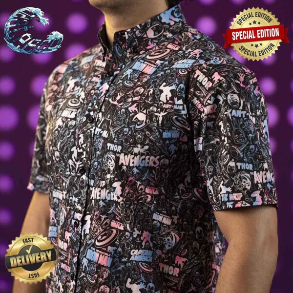 Marvel’s Avengers Fight To The Finish RSVLTS Collection Summer Hawaiian Shirt