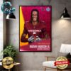 Malik Nabers Picked By New York Giants At NFL Draft Detroit 2024 Wall Decor Poster Canvas