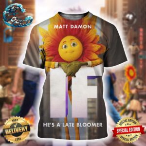 Matt Damon IF Character Poster He’s A Late Bloomer Exclusive To Cinemas May 16 All Over Print Shirt